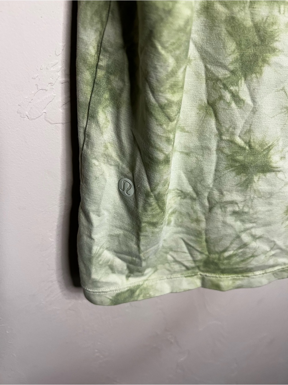 Lululemon The Fundamental T Wash Tide Shibori Arctic Mint Green Dye T-Shirt - Picture 8 of 10
